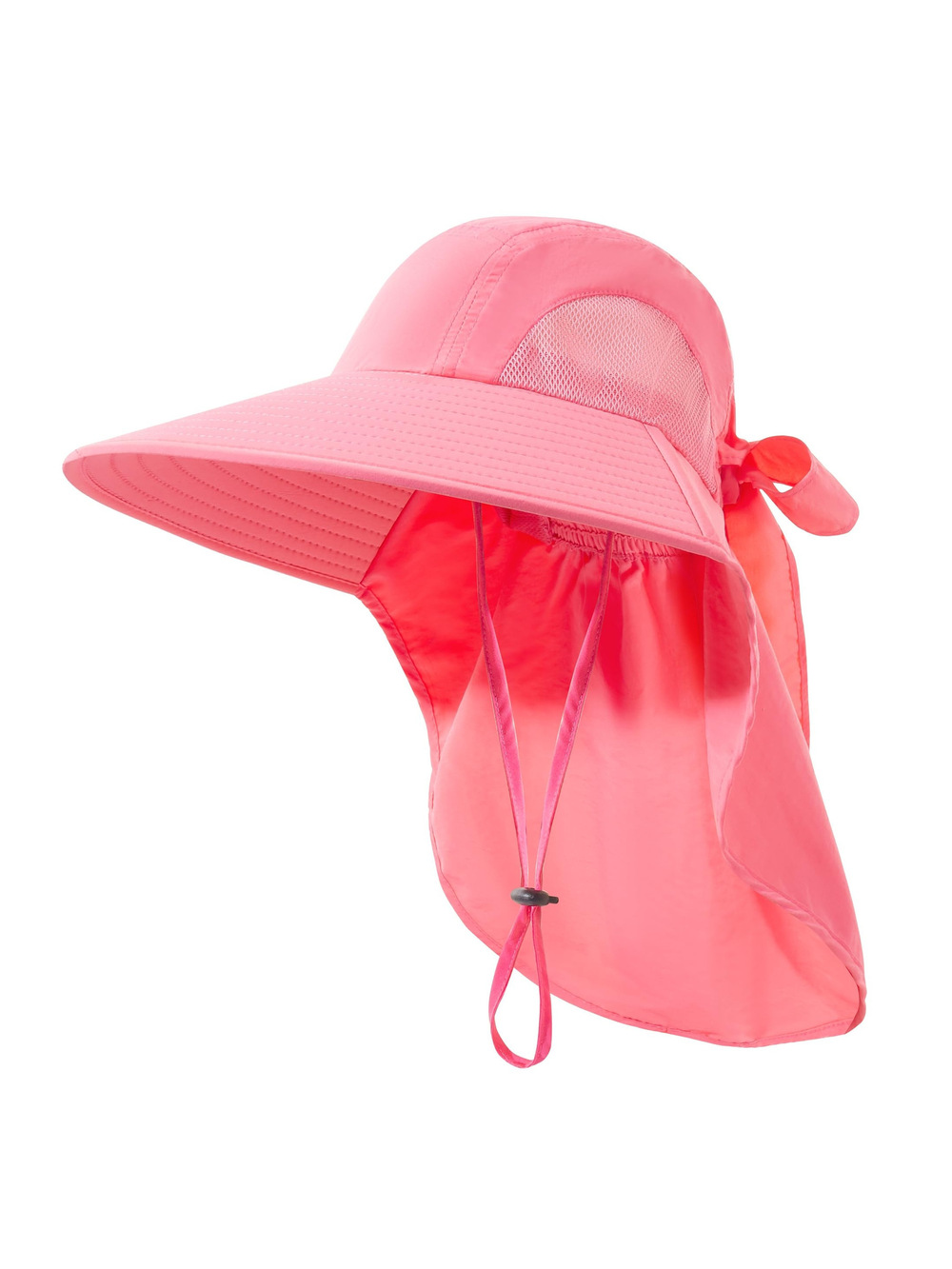 Womens Sun Hat UV Protection, Foldable Waterproof Wide Brim | Rose | Size OS